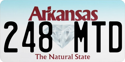 AR license plate 248MTD