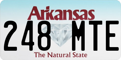 AR license plate 248MTE