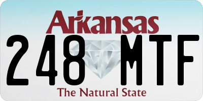 AR license plate 248MTF