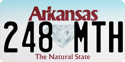 AR license plate 248MTH
