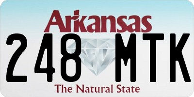 AR license plate 248MTK