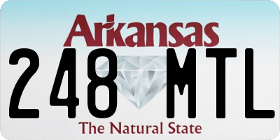 AR license plate 248MTL