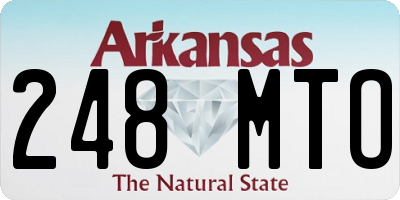 AR license plate 248MTO