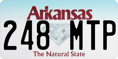 AR license plate 248MTP
