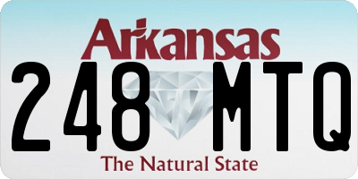AR license plate 248MTQ