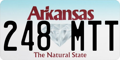 AR license plate 248MTT