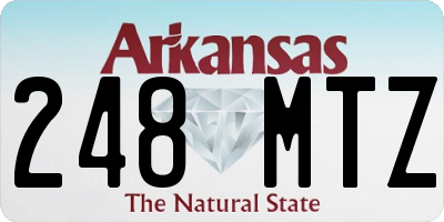 AR license plate 248MTZ