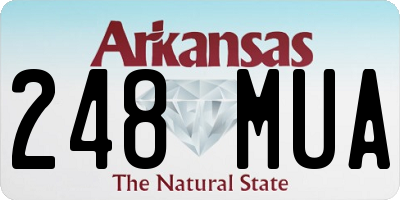 AR license plate 248MUA