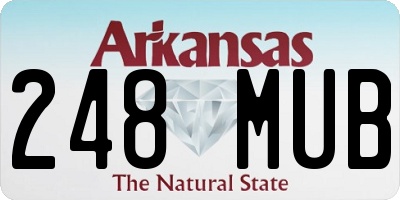 AR license plate 248MUB