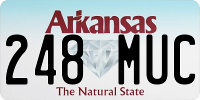 AR license plate 248MUC