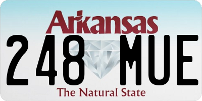 AR license plate 248MUE