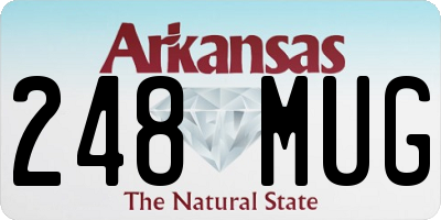 AR license plate 248MUG