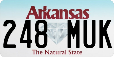 AR license plate 248MUK