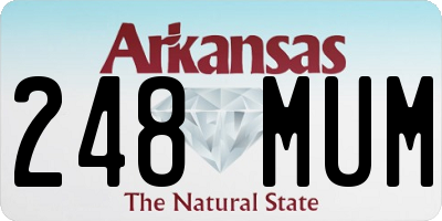 AR license plate 248MUM