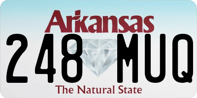 AR license plate 248MUQ