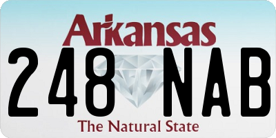 AR license plate 248NAB