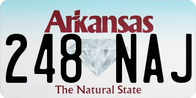 AR license plate 248NAJ