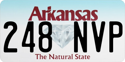 AR license plate 248NVP