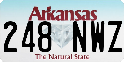 AR license plate 248NWZ