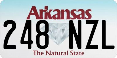 AR license plate 248NZL