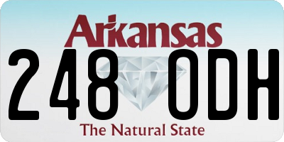 AR license plate 248ODH