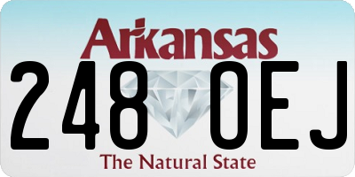 AR license plate 248OEJ