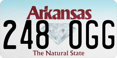 AR license plate 248OGG