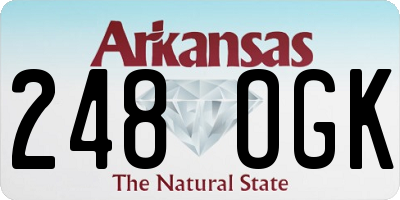 AR license plate 248OGK