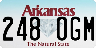 AR license plate 248OGM