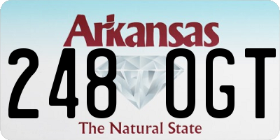 AR license plate 248OGT
