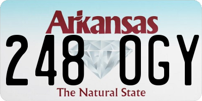 AR license plate 248OGY