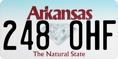 AR license plate 248OHF