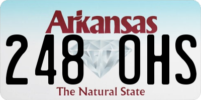 AR license plate 248OHS