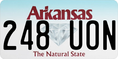 AR license plate 248UON