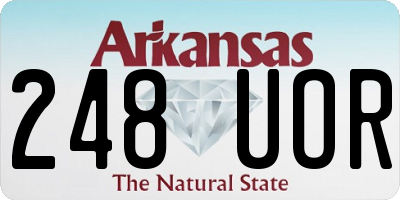 AR license plate 248UOR