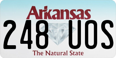 AR license plate 248UOS