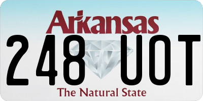 AR license plate 248UOT