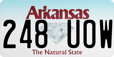 AR license plate 248UOW
