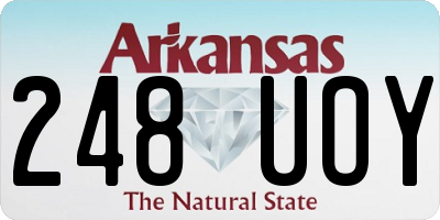 AR license plate 248UOY