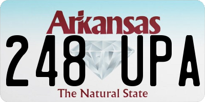 AR license plate 248UPA