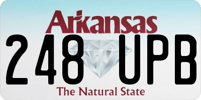 AR license plate 248UPB