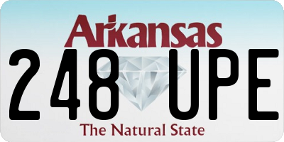 AR license plate 248UPE