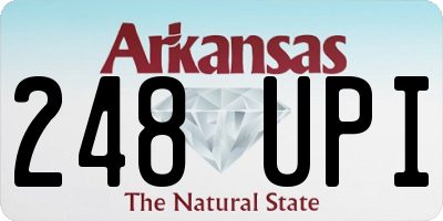 AR license plate 248UPI