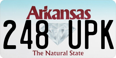 AR license plate 248UPK