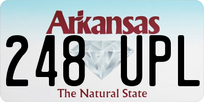AR license plate 248UPL