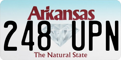 AR license plate 248UPN