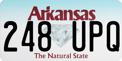 AR license plate 248UPQ