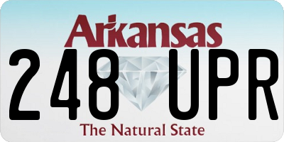 AR license plate 248UPR