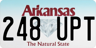 AR license plate 248UPT