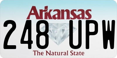 AR license plate 248UPW